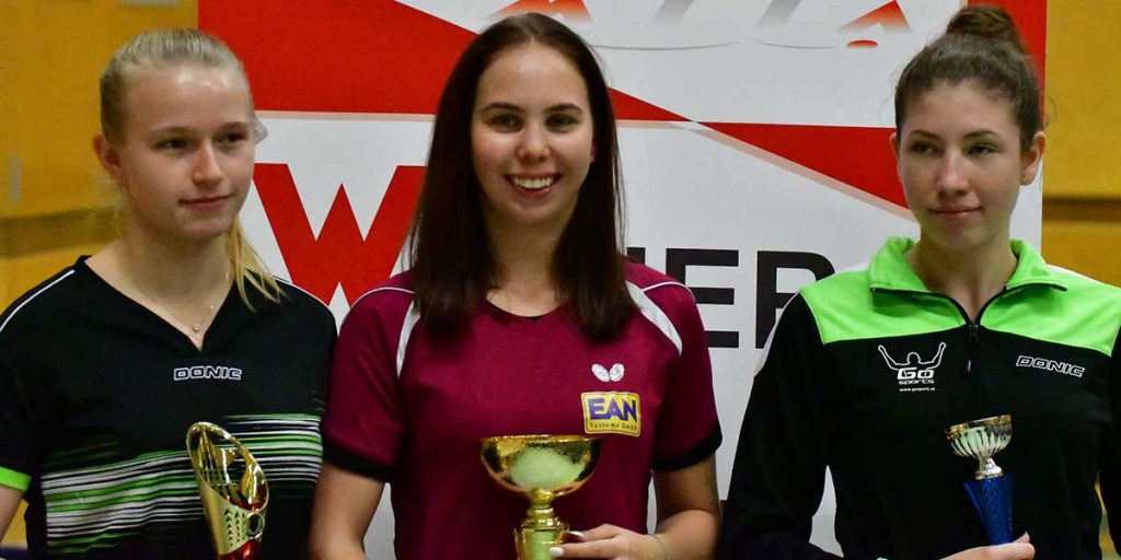 Wiener Tischtennis Meisterschaft 2018 | Sophie Schuster (LSV) - 1. Platz U21 Einzel (c) Werner Gschanes