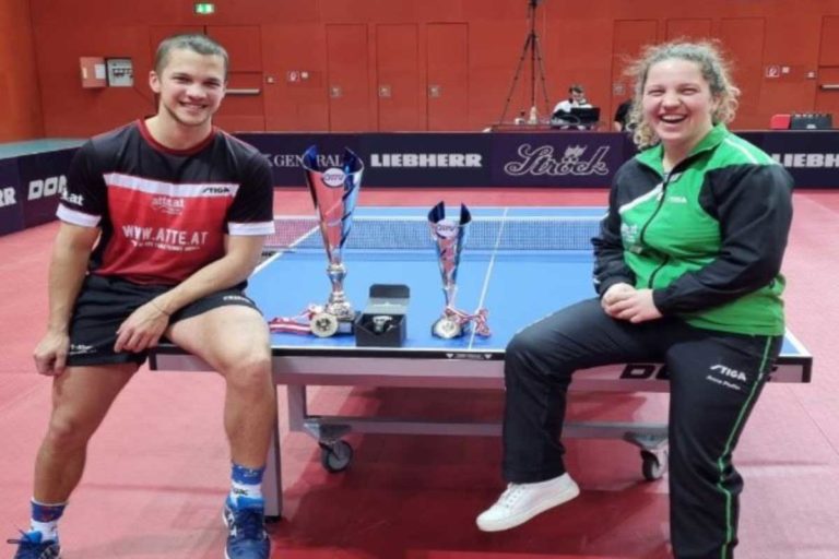 Tischtennis Staatsmeisterschaft 2022 - Simon Pfeffer und Anna Pfeffer